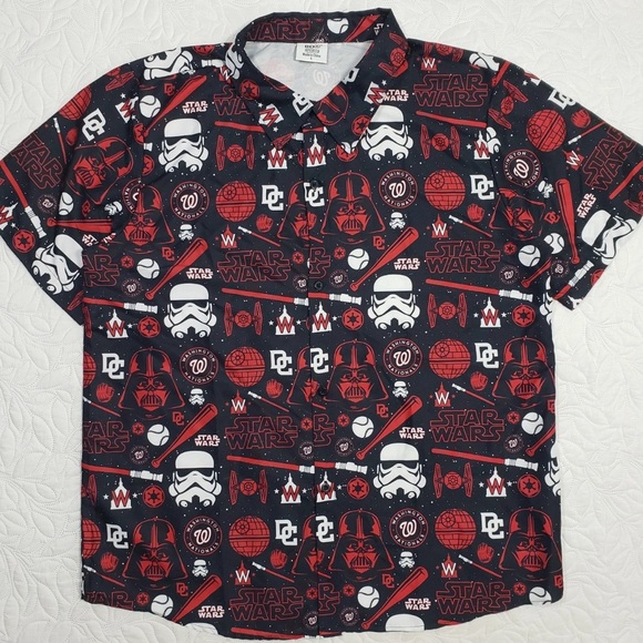 Star Wars Other - Washington Nationals Star Wars Dark Side Shirt SGA Size L MLB